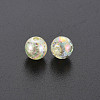Transparent Crackle Acrylic Beads MACR-S373-66-L05-3
