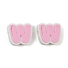 Plastic European Beads PL-CBA02CB-01W-1