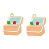 Alloy Enamel Pendants AL-CBA6AEB-01G-02-1