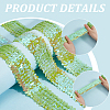   Iridescent 5-Row Plastic Paillette/Sequin Elastic Trim OCOR-PH0002-83A-4
