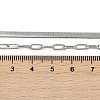 Non-Tarnish 304 Stainless Steel Paperclip & Herringbone Chains Double Layer Necklace for Men Women LS-NJEW-E046-01P-4