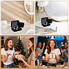 4Pcs Velvet Gift Cufflink Boxes with Hinged Lid and Black Inside CON-PH0003-64B-5