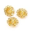 Multi-Petal Brass Bead Caps KK-I669-14G-1