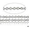 304 Stainless Steel Link Chain CHS-H028-02P-2
