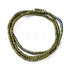 Electroplated Non-magnetic Hematite Beads Strands G-P571-A01-01B-2
