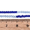 Transparent Glass Beads Strands GLAA-N074-01A-13-5