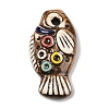 Handmade Porcelain Big Pendants PORC-Z003-01A-2