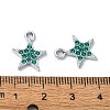 Alloy Rhinestone Pendants RB-P037-01P-04-3