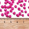 Baking Paint 6/0 Glass Seed Beads SEED-S004-Y7-3
