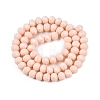 Opaque Solid Color Imitation Jade Glass Beads Strands EGLA-A044-P8mm-D05-3