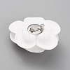 Camellia Shaped Velet Lapel Pin JEWB-WH0010-50C-2