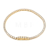 925 Sterling Silver Micro Pave Cubic Zirconia Tennis Bracelets for Women BJEW-C117-01A-G02-4