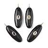Natural Obsidian Pendants G-D357-02D-1
