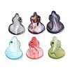 Dyed Natural Freshwater Shell Pendants BSHE-G034-11-1