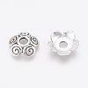 Antique Silver Alloy Bead Caps PALLOY-G131-55AS-AAA-2