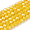 Opaque Glass Beads Strands EGLA-A035-P3mm-A04-1