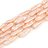 Baroque Natural Keshi Pearl Beads Strands PEAR-S020-H12-4