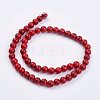 Imitation Synthetic Turquoise Bead Strands G-F434-8mm-01-2
