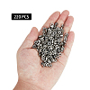 220Pcs 304 Stainless Steel Nuts FIND-FH0005-62-6