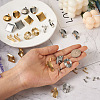 32Pcs 16 Style 304 Stainless Steel Stud Earring Findings STAS-CW0001-08-7