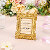 Vintage Resin with Cloth Ring Display Gold Photo Frame Stands RDIS-WH0016-19A-5