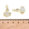 Alloy Rhinestone Pendants FIND-D044-22G-04-3