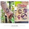 Horse Pattern Removable Temporary Tattoos Paper Stickers PW-WG34966-03-1