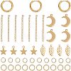 Unicraftale DIY 304 Stainless Steel Earring Making Kits DIY-UN0001-71G-1