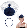 Wedding EVA & Feather Hat Hair Clips and Hair Bands for Women OHAR-WH0034-38-1
