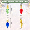 120Pcs 4 Style Plastic Pendants DIY-FH0005-70-2