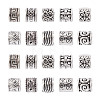 Kissitty 100Pcs 10 Style Tibetan Style European Beads FIND-KS0001-17-11