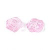 Baking Paint Transparent Glass Beads DGLA-N018-01I-2