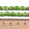 Handmade Millefiori Glass Oval Beads Strands LK-Z001-02A-08-3