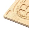 Rectangle Wood Bracelet Design Boards TOOL-YWC0003-05-2