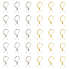 30Pcs 2 Colors 304 Stainless Steel Leverback Earring Findings STAS-CA0001-88-1