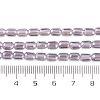 Electroplate Glass Beads Strands EGLA-D031-01V-5