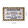 Polyester Quarantine Birthday Decorations Banner AJEW-GF0001-65-2