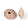 Beech Wood Beads WOOD-T033-11B-2