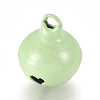 Baking Painted Iron Bell Pendants IFIN-WH0052-03J-2