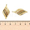 304 Stainless Steel Rhinestone Pendants STAS-T076-02G-3