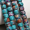 Dyed Synthetic Imperial Jasper Beads Strands GG-CBAA20A-03D-1