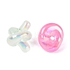 UV Plating Transparent Acrylic Beads OACR-Q204-11-2