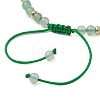 Natural Green Aventurine Braided Bead Bracelets BJEW-JB11241-03-4