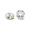 Brass Grade A Rhinestone Spacer Beads RB-A014-Z7mm-28S-2