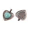 Natural Amazonite Pendants G-A315-04E-R-2