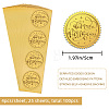 Self Adhesive Gold Foil Embossed Stickers DIY-WH0211-390-2