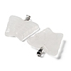 Natural Quartz Crystal Carved Pendants G-B067-01E-2