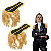 Polyester Tassel Epaulettes AJEW-WH0481-522-1