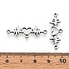 Tibetan Style Alloy Links/Connectors PALLOY-T090-93AS-3