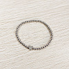 304 Stainless Steel Beads Stretch Bracelets for Women FS-WGC4F34-19-1